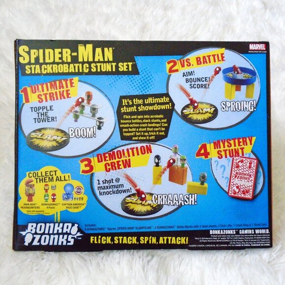 Spider-Man Bonka Zonks Stackrobatic Stunt Set Series 1 - Picture 2 of 8
